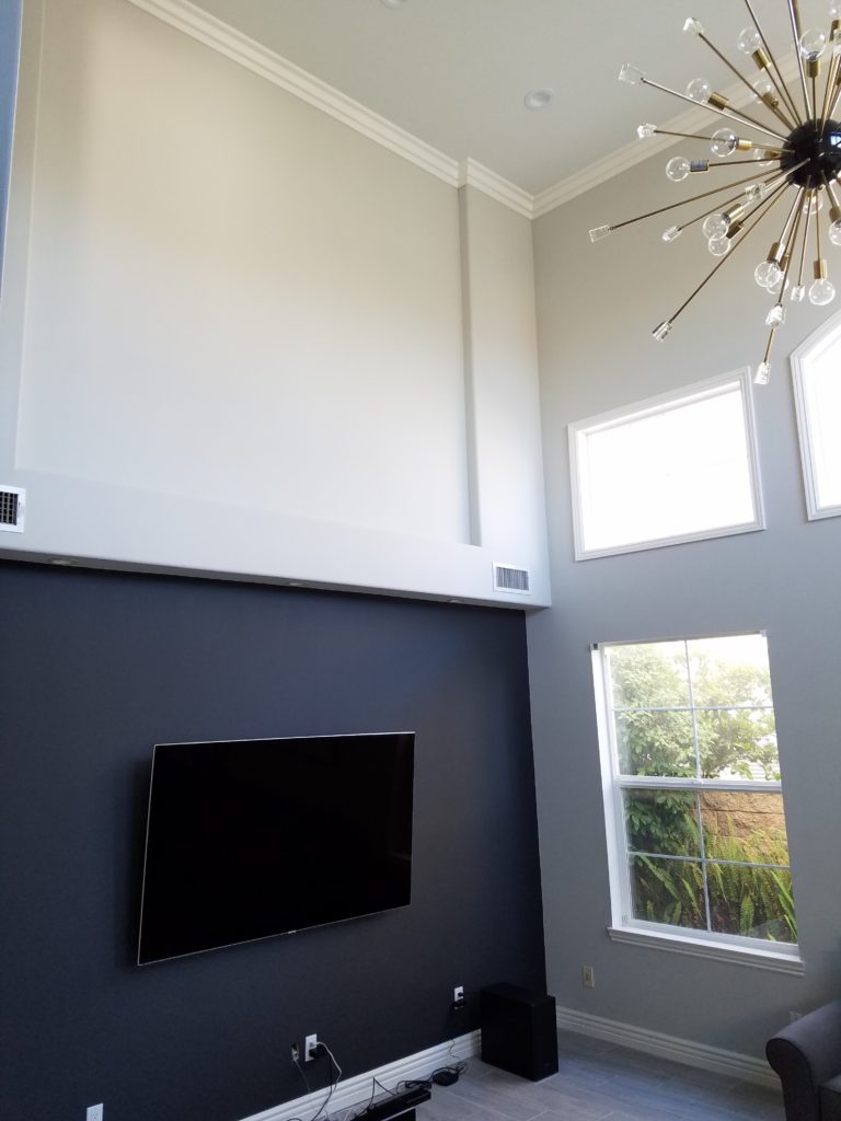 Revisiting a recent project in Porter Ranch CROWN MOLDING by