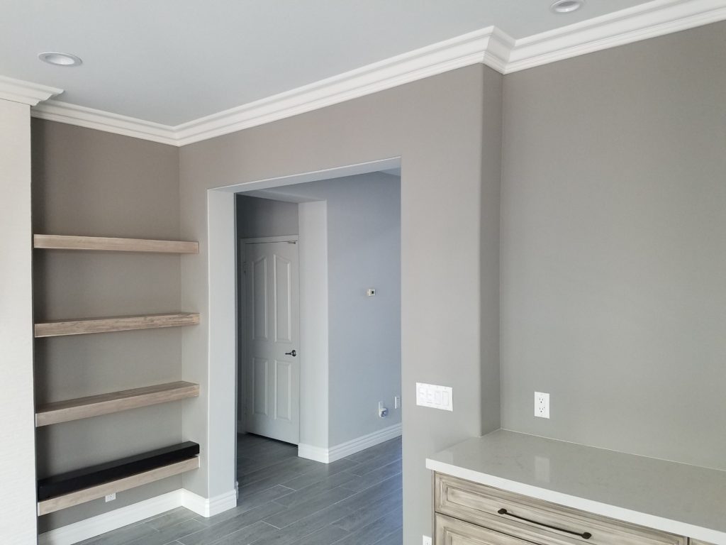 Revisiting a recent project in Porter Ranch CROWN MOLDING by