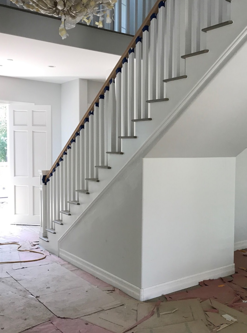 Stairway skirting CROWN MOLDING by Spectacular Trim