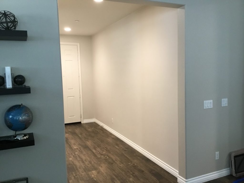 A new home in a Fontana housing development breaks from the herd