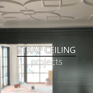 We design and install strap ceiling work in all designs for all architectural styles